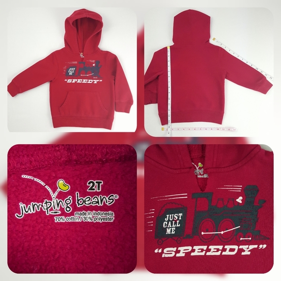 Lot 2T JOHN DEERE JB Tractor Truck Hoodie Set - Picture 4 of 4